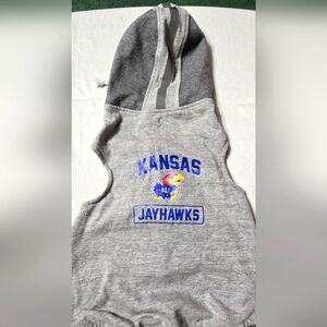 Little earth production kansas jayhawks hoodie dog